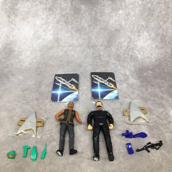 STAR TREK First Contact Playmates Loose Figures Commander William T Riker & Lily - Picture 1 of 7